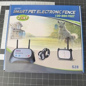 JUSTPET S28 Smart Pet Electronic Fence 2-in-1 Wireless Dog Containment System‎